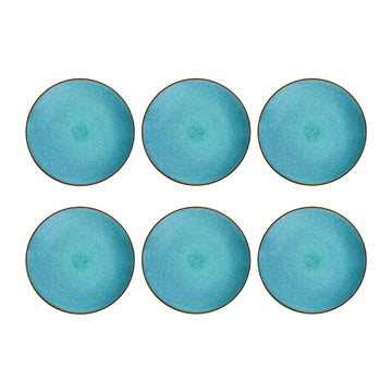 Medard de Noblat - Feeling Turquoise - Plato de postre 21 cm (juego de 6)