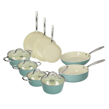 Cook &amp; Pan - Go Blue Juego de sartenes de 9 piezas Cook &amp; Pan