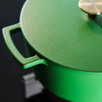 Cook &amp; Pan - Go Green Cazuela de hierro fundido de 24 cm - 4 litros Cook &amp; Pan