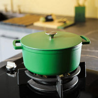 Cook &amp; Pan - Go Green Cazuela de hierro fundido de 28 cm - 6,5 litros Cook &amp; Pan