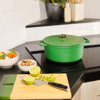 Cook &amp; Pan - Go Green Cazuela de hierro fundido de 28 cm - 6,5 litros Cook &amp; Pan