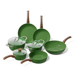 Cook &amp; Pan - Juego de utensilios de cocina ecológicos de 7 piezas Cook &amp; Pan