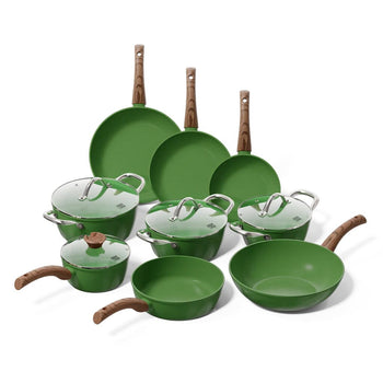 Cook &amp; Pan - Juego de utensilios de cocina ecológicos de 9 piezas Cook &amp; Pan