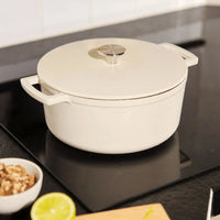 Poêle à frire en fonte Cook &amp; Pan - Go Ivory 28 cm - 6,5 litres