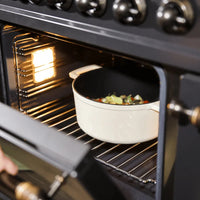Poêle à frire en fonte Cook &amp; Pan - Go Ivory 28 cm - 6,5 litres