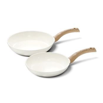 Cook &amp; Pan - Juego de sartenes de 2 piezas Go Ivory Juego de utensilios de cocina Cook &amp; Pan