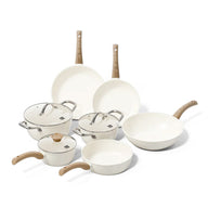 Cook &amp; Pan - Juego de sartenes Go Ivory de 7 piezas