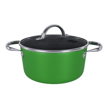 Cook &amp; Pan - Casserole Honey Go Green 20 cm avec couvercle en verre Cook &amp; Pan