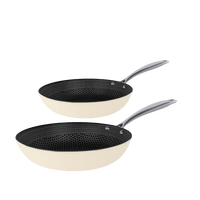 Cook & Pan - Honey Go Ivory Koekenpannenset 2-delig Pannenset Cook & Pan 