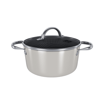 Cook & Pan - Honey Go Ivory Kookpot 20 cm met glazen deksel Cook & Pan 