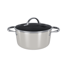 Cook & Pan - Honey Go Ivory Kookpot 20 cm met glazen deksel Cook & Pan 