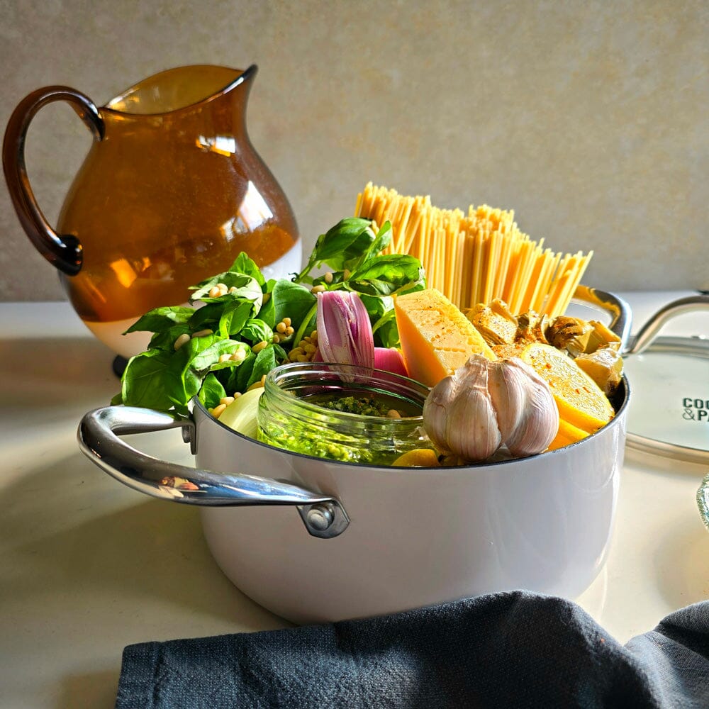 Cook & Pan - Honey Go Ivory Pannenset 9-delig Pannenset Cook & Pan 