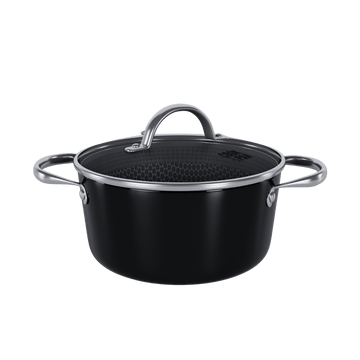 Cook &amp; Pan - Cocotte Honey Signature 22 cm avec couvercle en verre Cook &amp; Pan