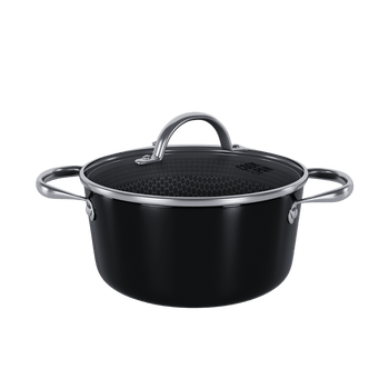 Cook &amp; Pan - Cocotte Honey Signature 22 cm avec couvercle en verre Cook &amp; Pan