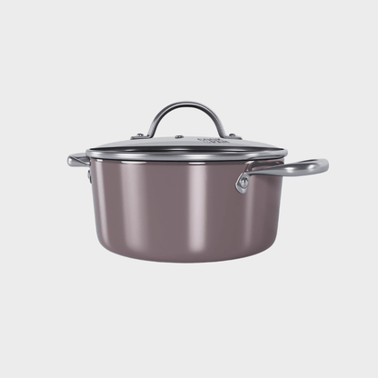 Cook & Pan - Honey Taupe of Mind Kookpot 24 cm met glazen deksel Cook & Pan 