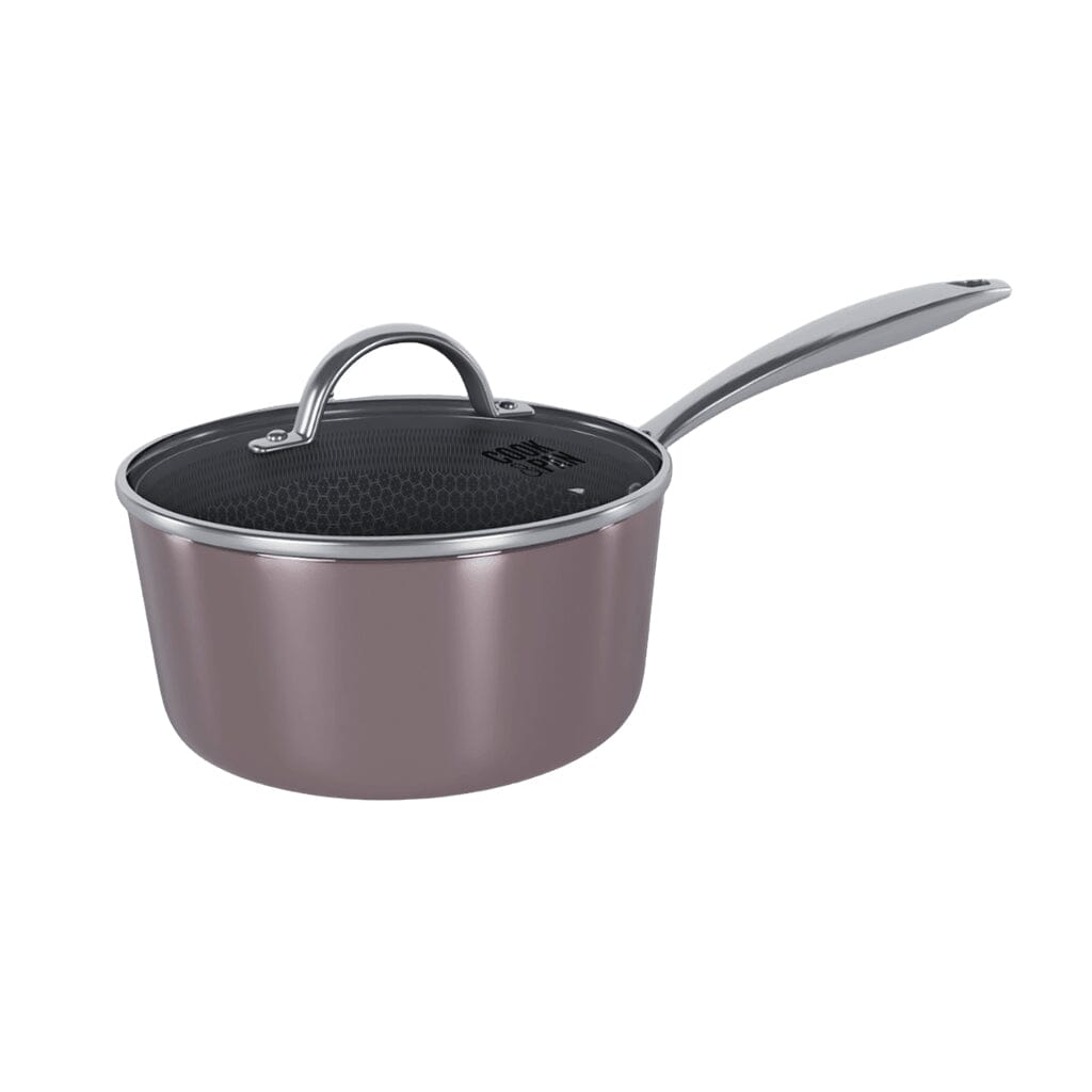 Cook &amp; Pan - Juego de utensilios de cocina de 7 piezas color miel y topo Cook &amp; Pan
