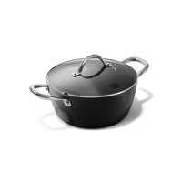 Cook &amp; Pan - Olla de cocina Signature de 20 cm con tapa de cristal Olla de cocina Cook &amp; Pan