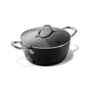 Cook &amp; Pan - Olla de cocina Signature de 22 cm con tapa de cristal Olla de cocina Cook &amp; Pan
