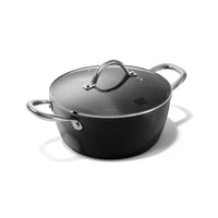 Cook &amp; Pan - Olla de cocina Signature de 22 cm con tapa de cristal Olla de cocina Cook &amp; Pan