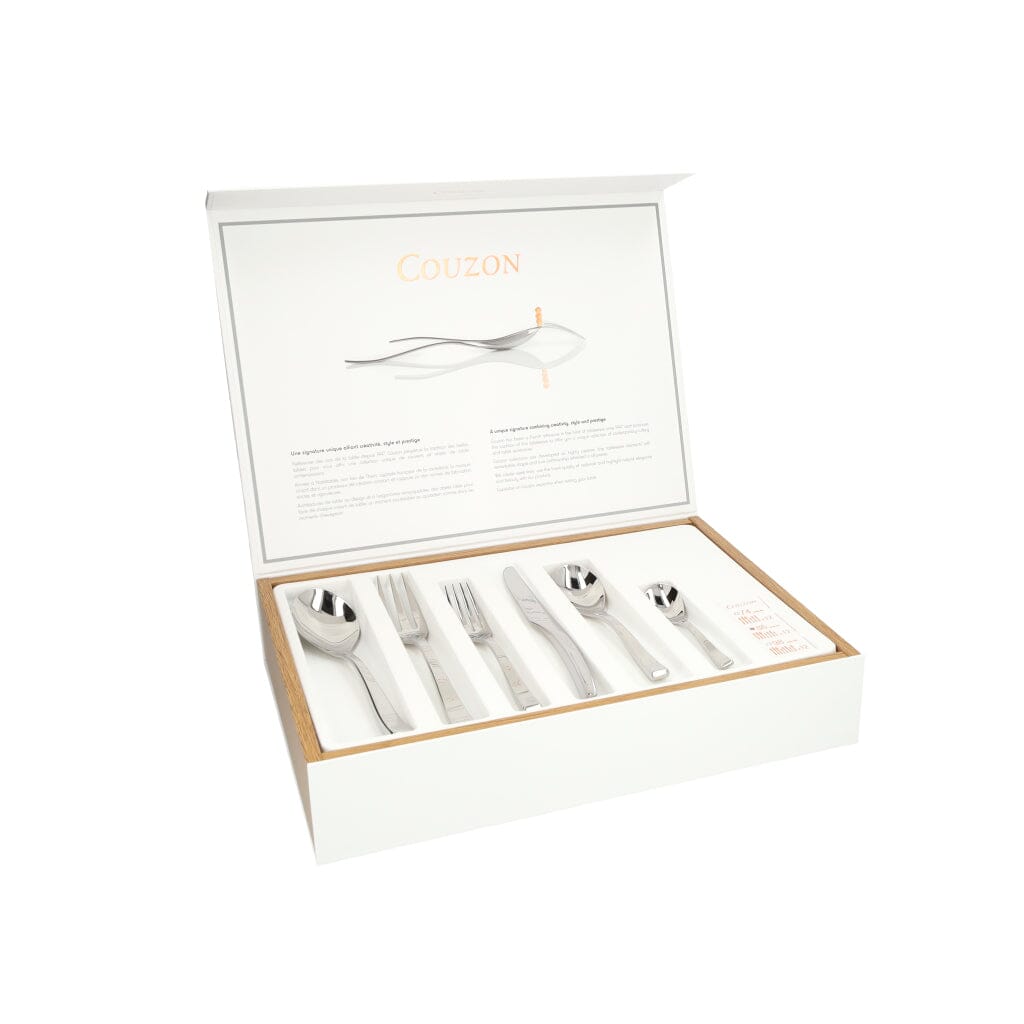 Couzon - STEEL 86 pc set in giftbox Bestekset Couzon 