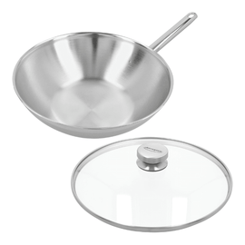 Demeyere - Apollo 7 - Wok 30 cm + gratis glasdeksel Wokpan Demeyere 