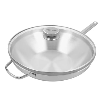 Demeyere - Wok Apollo 7 32 cm + Tapa de cristal de regalo Wokpan Demeyere