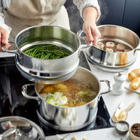 Demeyere - Cacerola Atlantis 7 con tapa 18 cm Cacerola Demeyere