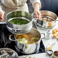 Demeyere - Cacerola Atlantis 7 con tapa 24 cm Demeyere