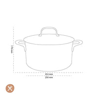 Demeyere - Cacerola Atlantis 7 con tapa 24 cm Cacerola Demeyere