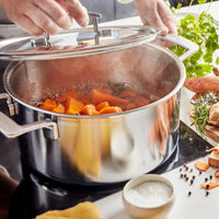 Demeyere - Industry 5 Cacerola alta con tapa 24 cm Demeyere