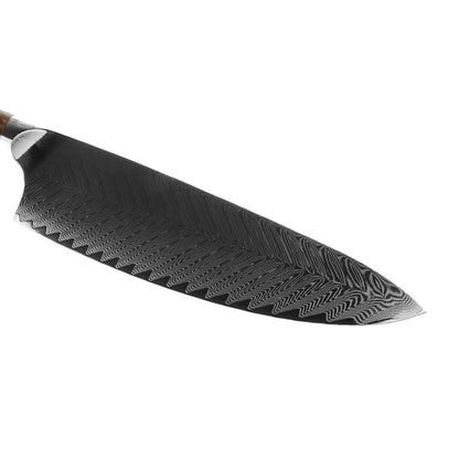 Shinrai Japan - Cuchillo Chef Damasco Serie Eclipse 20 cm