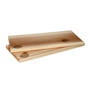 GEFU - Tabla para parrilla de madera de cedro para barbacoa, 2 piezas Tabla para parrilla GEFU 