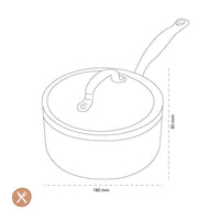 GreenPan - Steelpan Barcelona Pro con revestimiento antiadherente cerámico Steelpan GreenPan de 18 cm