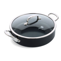 GreenPan - Barcelona Pro Stoopan con revestimiento cerámico antiadherente Sartén para snacks GreenPan de 30 cm