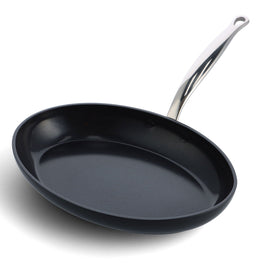 GreenPan - Barcelona Pro Sartén para pescado con revestimiento cerámico antiadherente 33 x 23 cm Sartén para pescado GreenPan