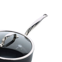 GreenPan - Cacerola Barcelona con revestimiento cerámico antiadherente y tapa Sartén GreenPan de 24 cm