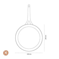 GreenPan - Sartén Ginebra con revestimiento antiadherente cerámico 24cm Sartén GreenPan