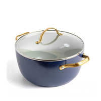 GreenPan - Juego de sartenes Padova Oxford Blue de 10 piezas Juego de sartenes GreenPan