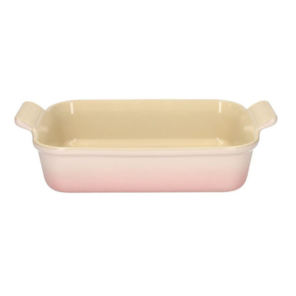 LeCreuset - Fuente de horno rectangular Concha Rosa 26x19cm 2,1l