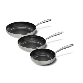 Cook & Pan - Ensemble de poêles à frire au miel 3 pièces