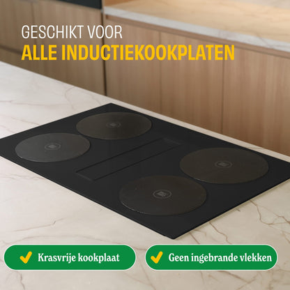 Cook &amp; Pan - Juego de protectores de inducción Signature - Paquete de 4