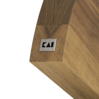 Kai Shun - Bloque de cuchillos giratorio Bloque de cuchillos de granito/roble Kai Shun