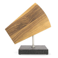 Kai Shun - Bloque de cuchillos giratorio Bloque de cuchillos de granito/roble Kai Shun