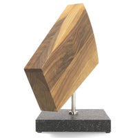 Kai Shun - Bloque de cuchillos giratorio Bloque de cuchillos de granito/roble Kai Shun