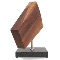 Kai Shun - Bloque de cuchillos giratorio de granito/nogal Kai Shun