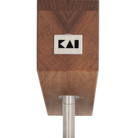 Kai Shun - Bloque de cuchillos giratorio de granito/nogal Kai Shun