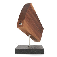 Kai Shun - Bloque de cuchillos giratorio de granito/nogal Kai Shun