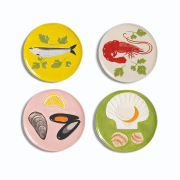 &amp;Klevering - Juego de 4 Bord de la mer Borden &amp;Klevering