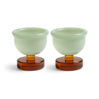 &Klevering - Eierdopjes Cantine - Amber - Set Van 2 Eierdop &Klevering 