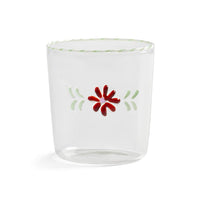 &amp;Klevering - Juego de 2 vasos de cristal flora rojo &amp;Klevering